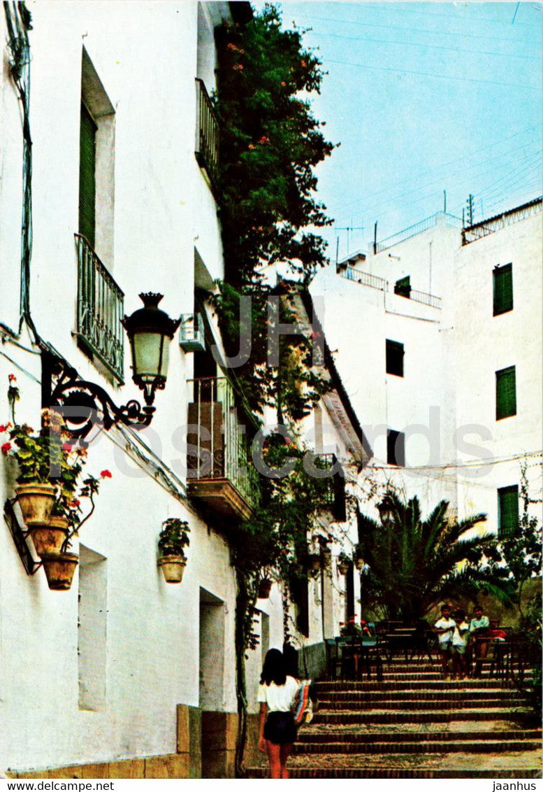 Benidorm - Calle tipica - Typical street - 71 - Spain - unused - JH Postcards