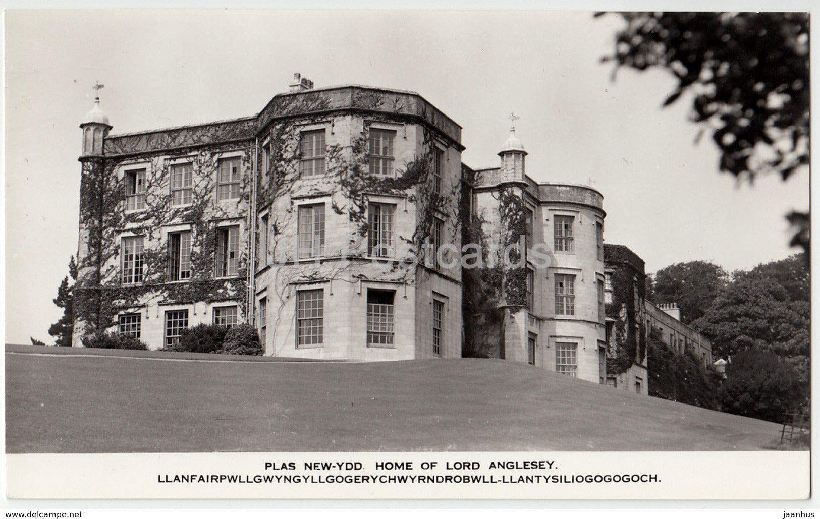 Llanfairpwllgwyngyll - Plas New-Ydd - 1970 - United Kingdom - Wales - used - JH Postcards