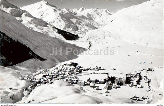 Andermatt 1444 m gegen Furka - F3343 - old postcard - 1956 - Switzerland - used - JH Postcards