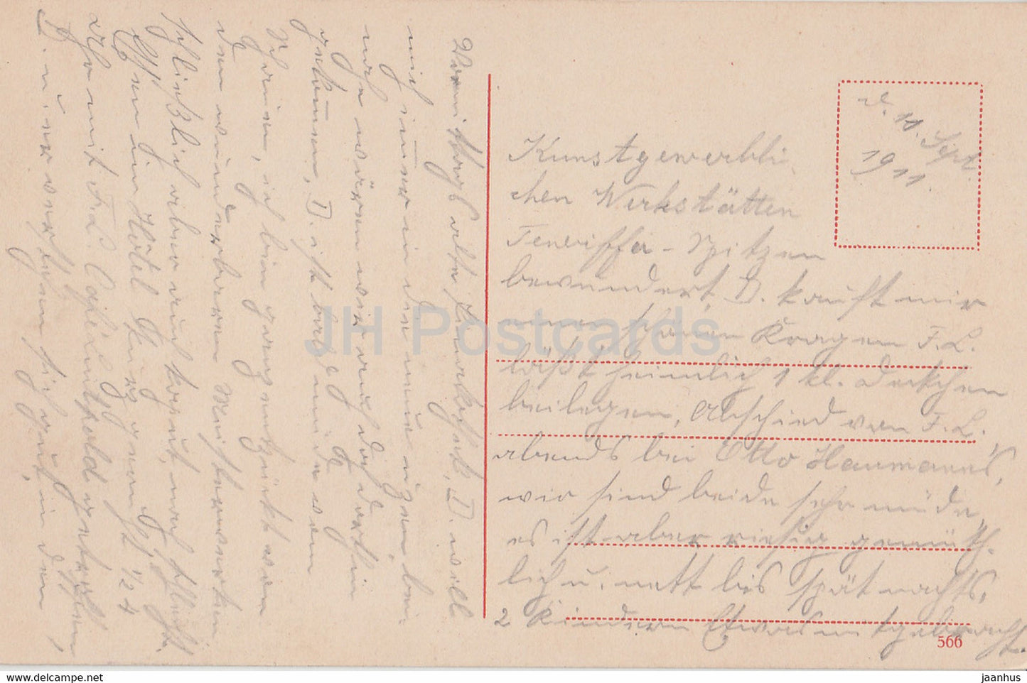 München - Alte Pinakothek - München - 566 - alte Postkarte - 1911 - Deutschland - gebraucht