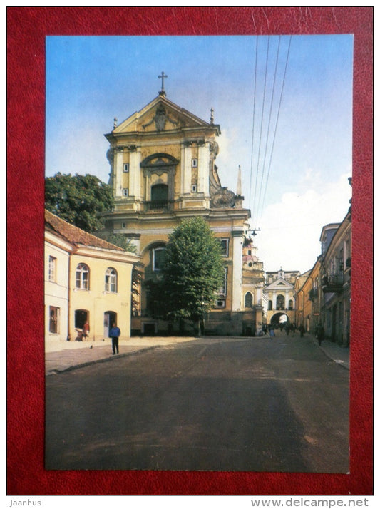 St. Theresa`s Church - Vilnius - 1983 - Lithuania USSR - unused - JH Postcards