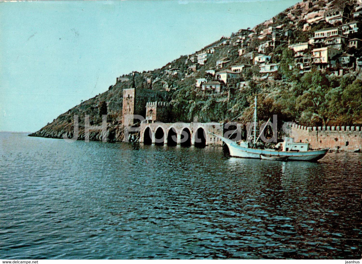 Alanya - Selcuk ship Yard in Alanya on Turkish riviera - 3 - 1970s - Turkey - used - JH Postcards