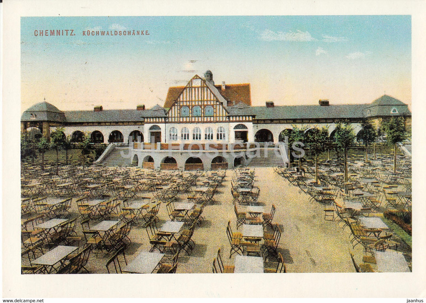 Karl Marx Stadt - Chemnitz - Kuchwald Schanke - Reproduktion - DDR Germany - unused - JH Postcards