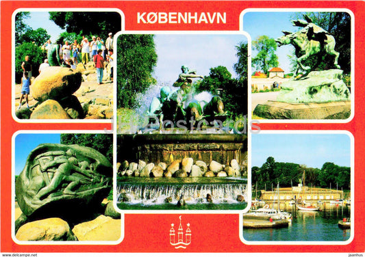 Copenhagen - multiview - 148 - Denmark - unused - JH Postcards