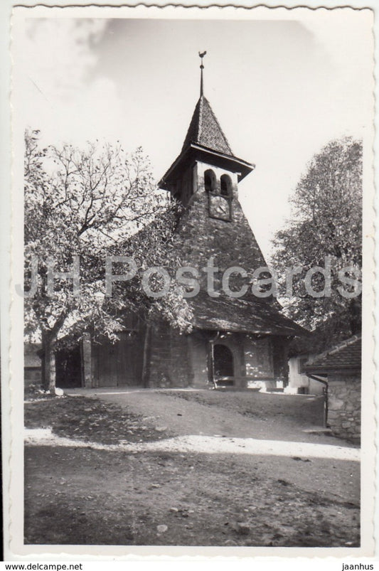 L'Eglise de Belmont - S. Lausanne - church - 663 - Switzerland - 1958 - used - JH Postcards