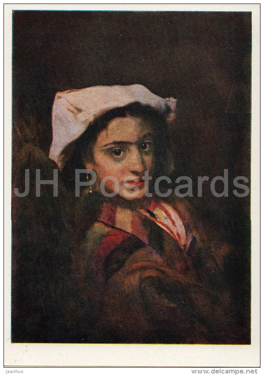 painting by P. Chistyakov - Chuhara's head , 1864 - Russian art - 1960 - Russia USSR - unused - JH Postcards