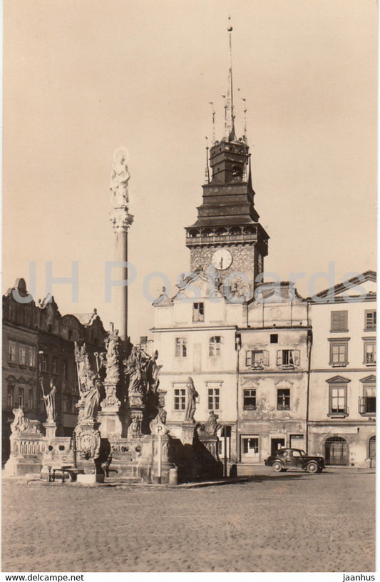 Pardubice - Perstynske namesti - old postcard - Czechoslovakia - Czech Republic - unused - JH Postcards