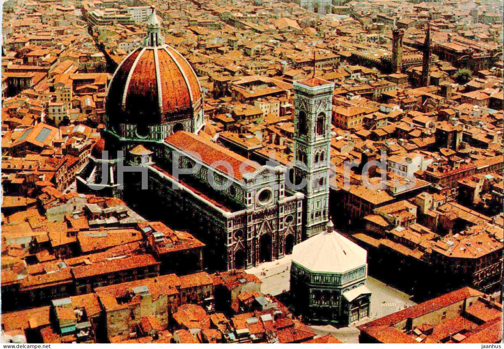 Firenze - Florence - Duomo e Battistero - Cathedral and Baptistry - 915 - Italy - unused - JH Postcards