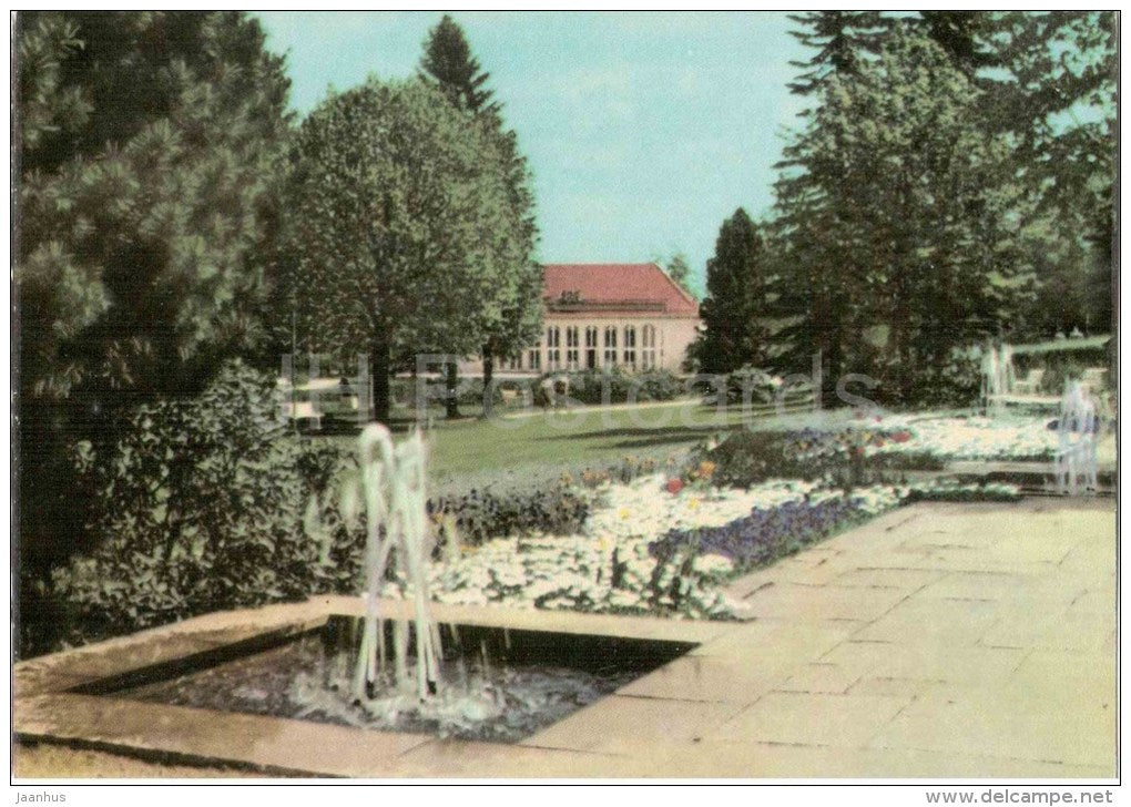 Blick zur Festhalle - Bad Brambach - 1472 - Germany - DDR - unused - JH Postcards