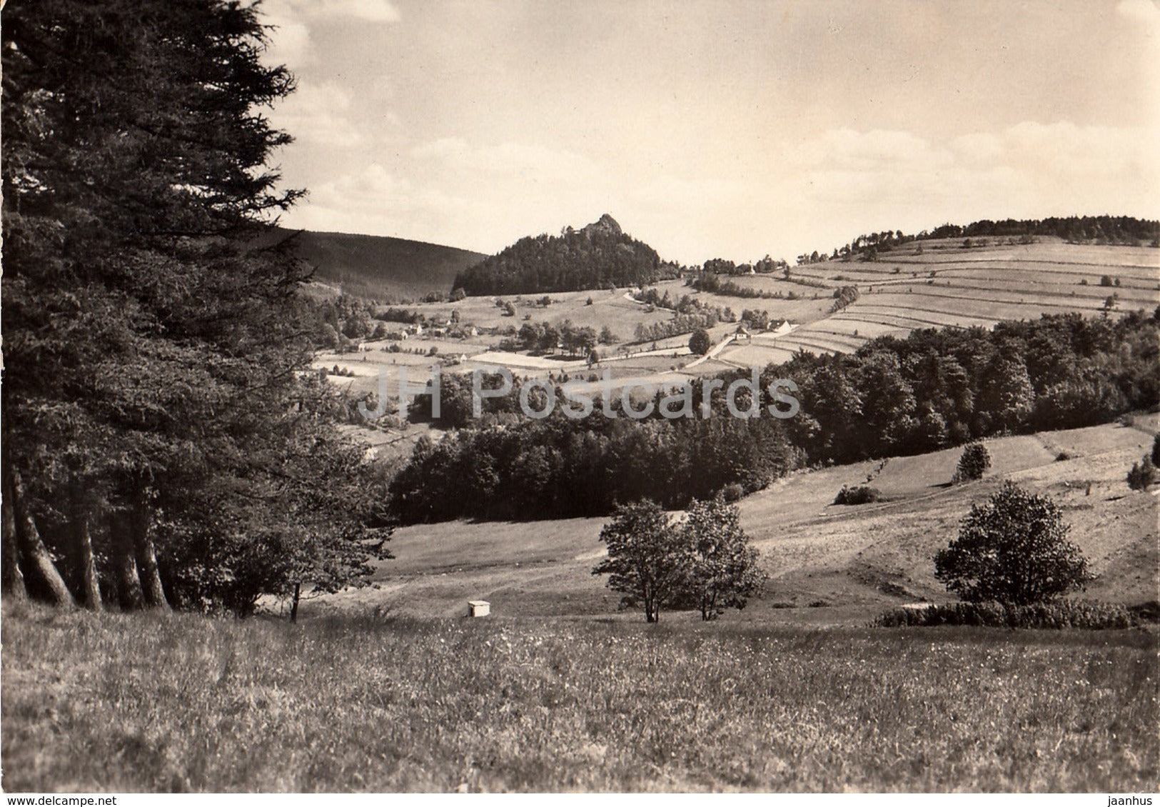 Jiretin pod Jedlovou - Tolstejn Castle - Czechoslovakia - Czech Republic - 1966 - used - JH Postcards