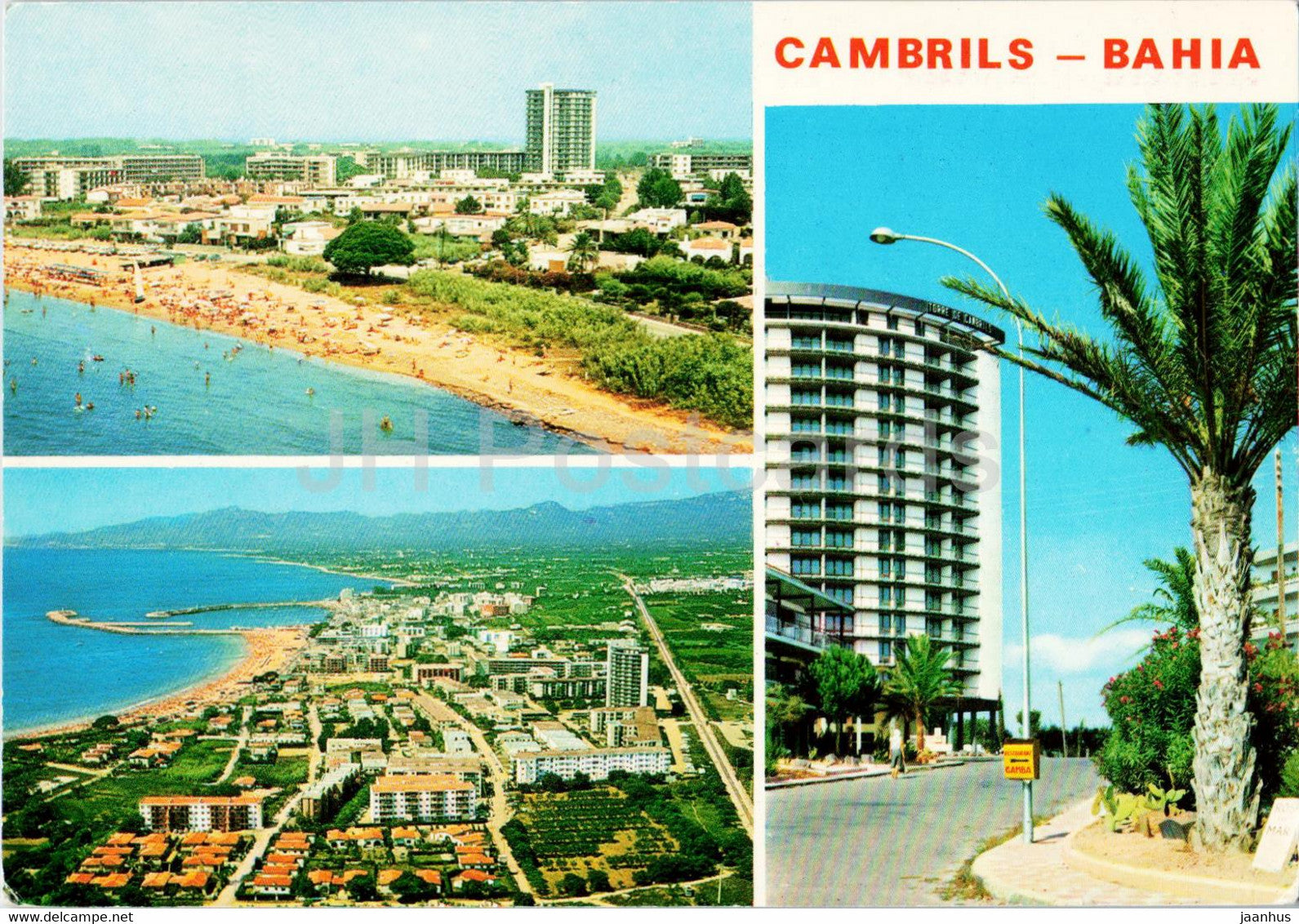 Cambrils - Vista General y playa - beach - Costa Dorada - Tarragona - 35 - Spain - used - JH Postcards