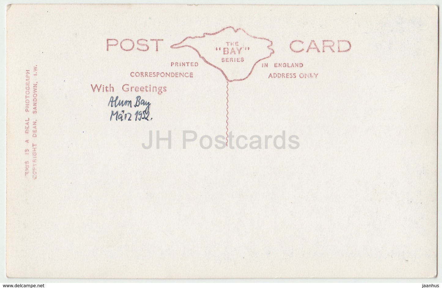 The Needles – Sunset – D.770 – 1952 – Vereinigtes Königreich – England – gebraucht