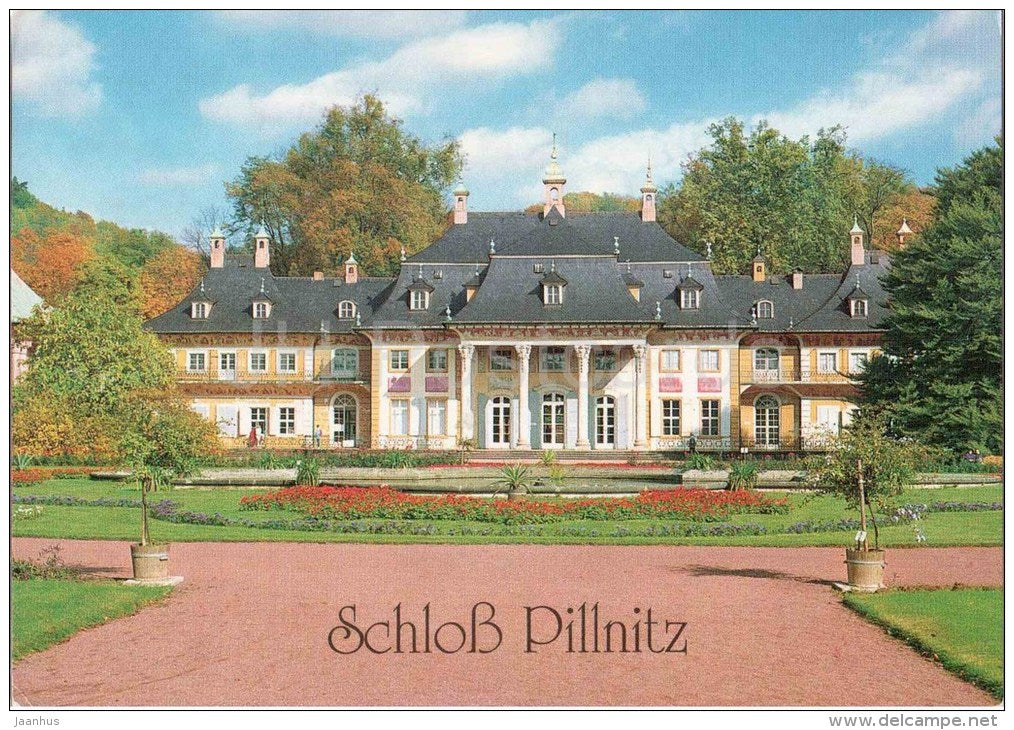 Dresden - Schloss Pillnitz - Bergpalais von Süden - castle - Germany - 1994 gelaufen - JH Postcards