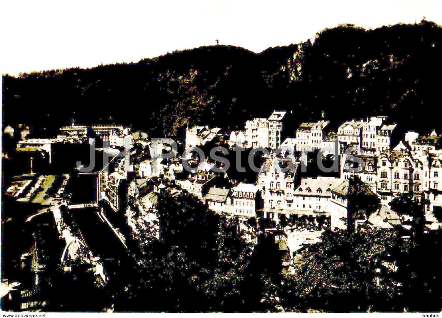 Karlovy Vary - Lazenska ctvrt - The Spa - 1961 - Czech Republic - Czechoslovakia - used - JH Postcards