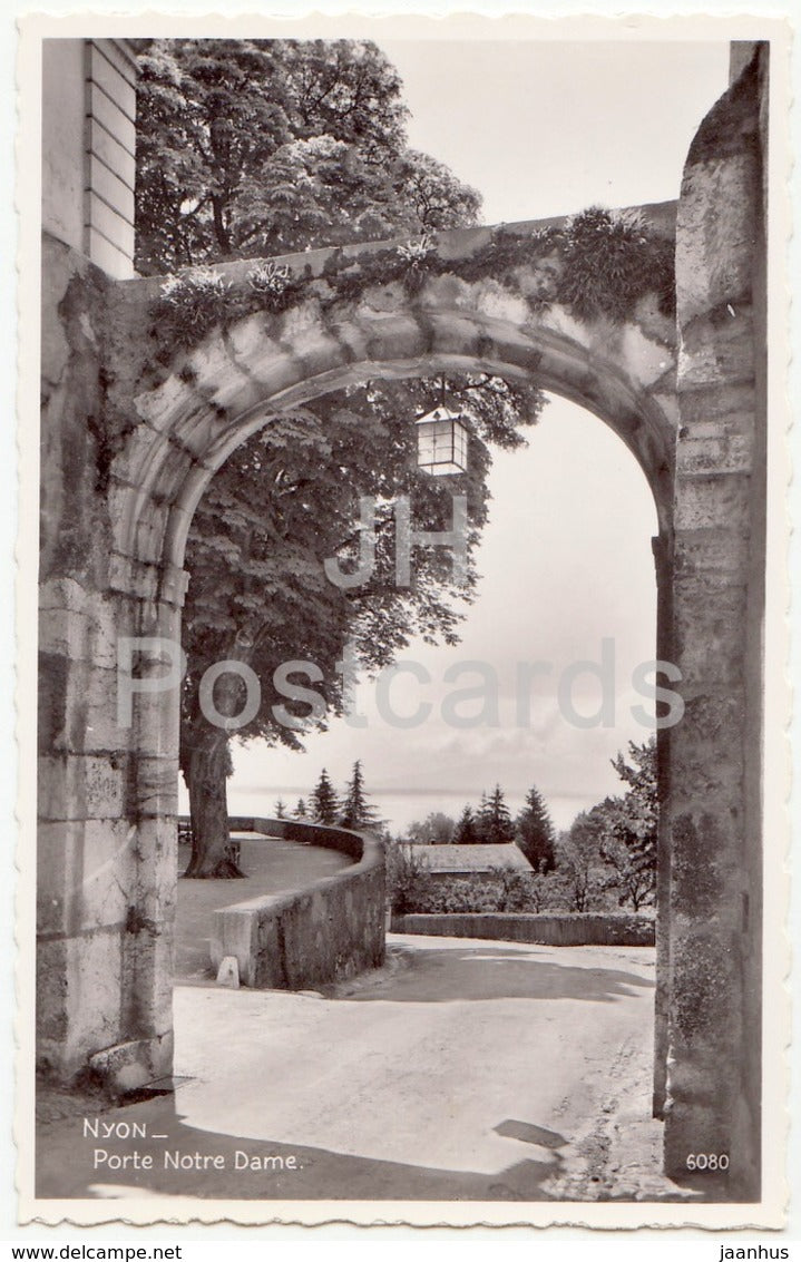 Nyon - Porte Notre Dame - 6080 - Switzerland - 1958 - used - JH Postcards