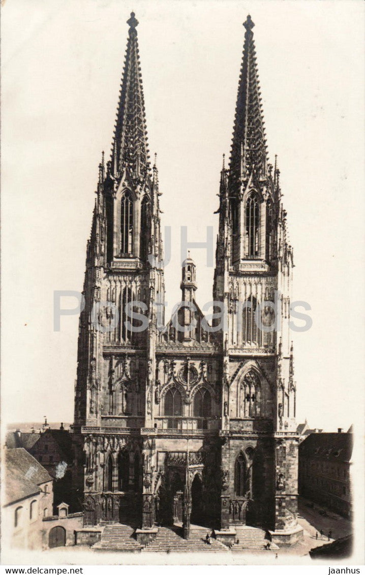 Regensburg - Dom - cathedral - old postcard - Germany - unused - JH Postcards