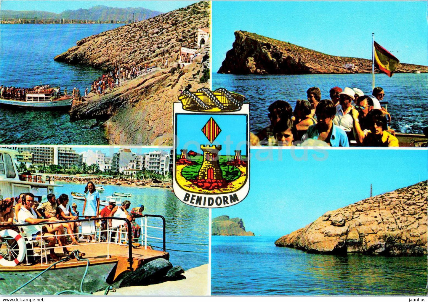 Benidorm - L'Illa - boat - 100 - Spain - used - JH Postcards