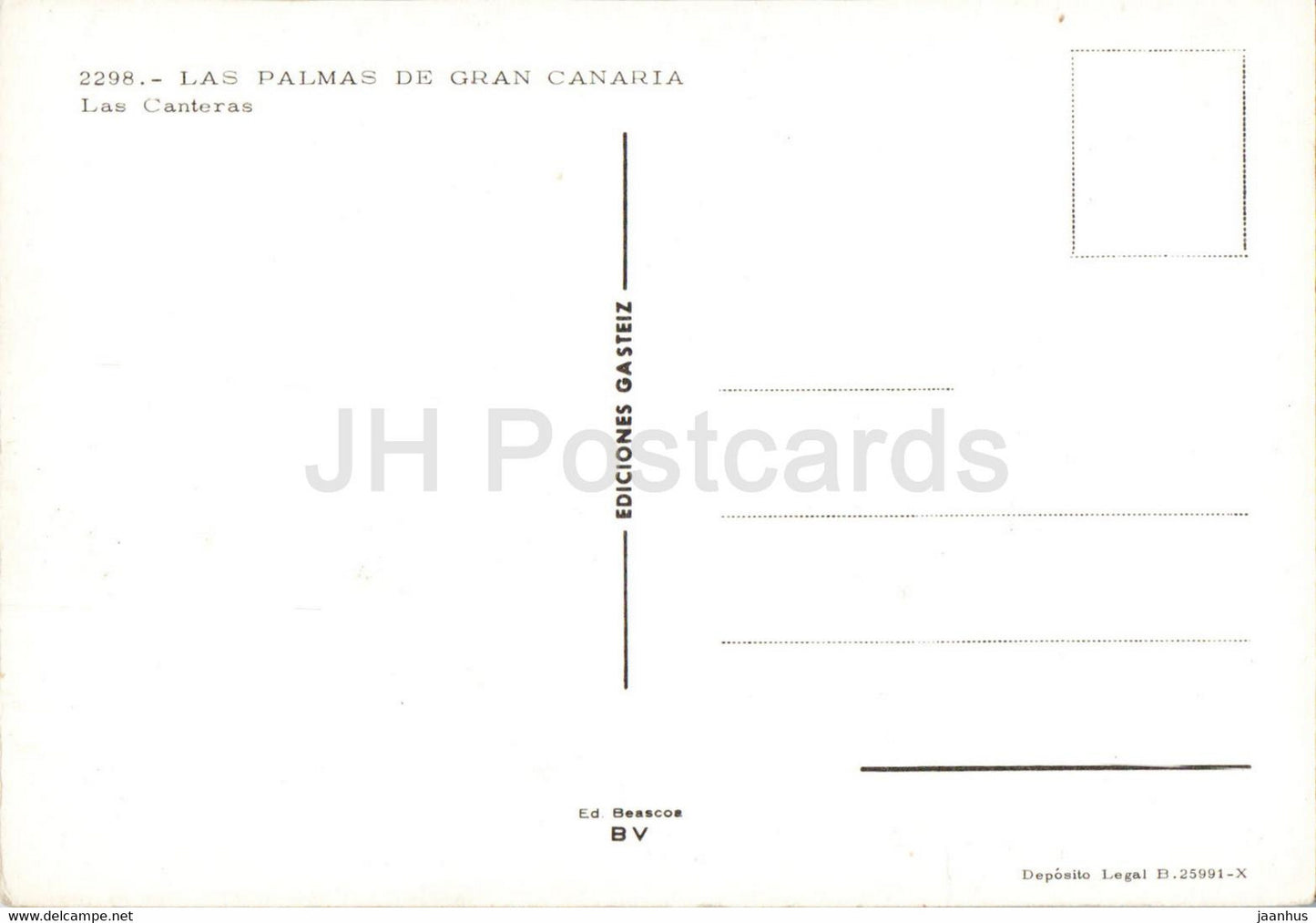 Las Palmas de Gran Canaria - Las Canteras - plage - 2298 - Espagne - inutilisé