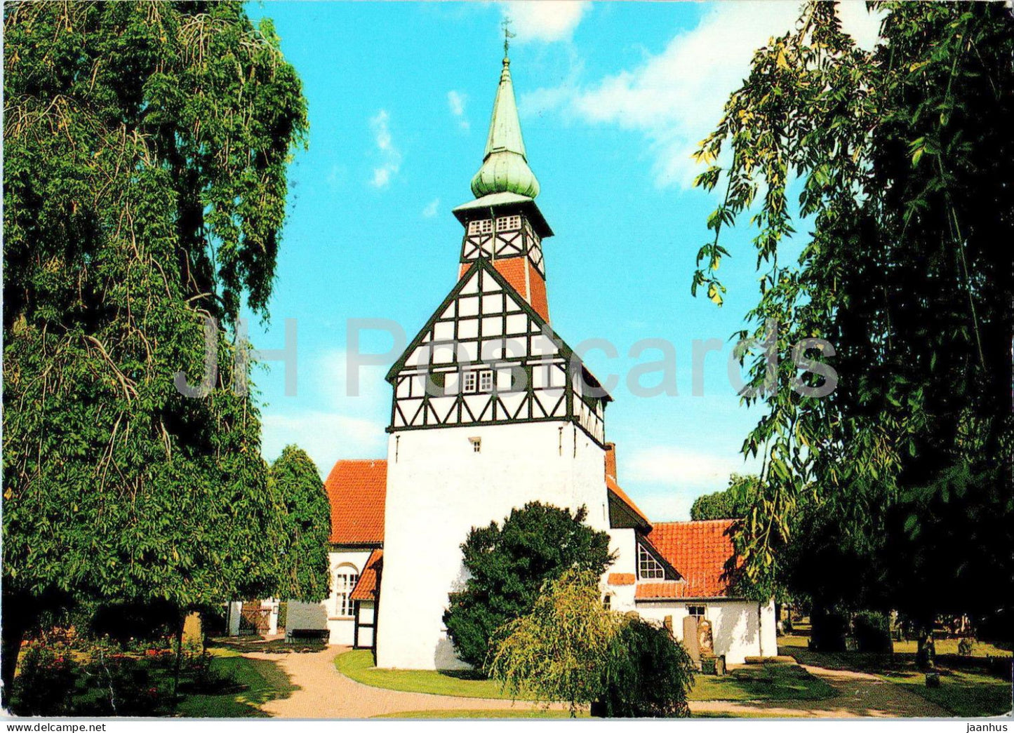 Bornholm - Nexo Kirke - church - 8824 - Denmark - used - JH Postcards