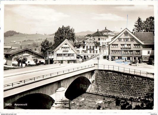 Appenzell - 21422 - bridge - 1964 - Switzerland - used - JH Postcards