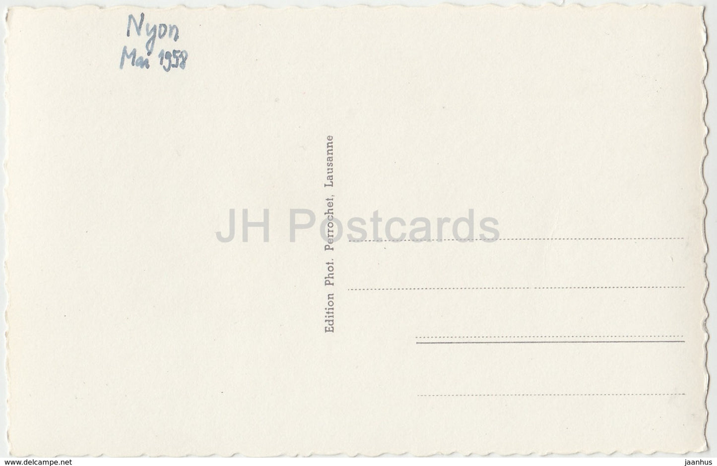 Nyon - Portail du Chateau - 3828 - Switzerland - 1958 - used