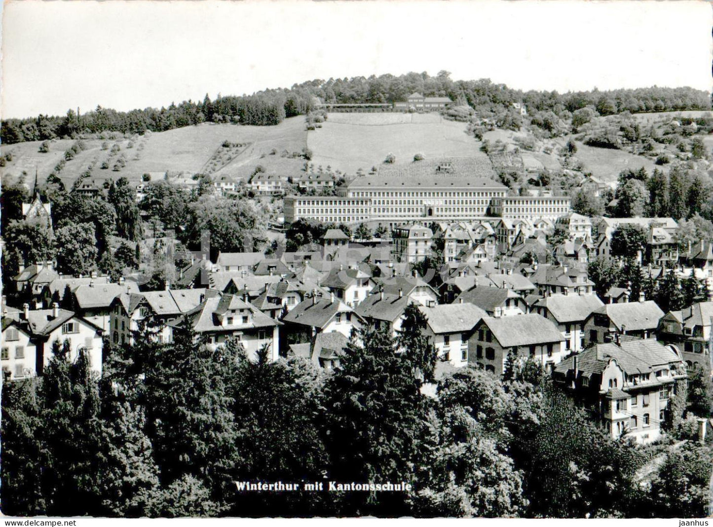 Winterthur mit Kantonsschule - 10524 - 1961 - Switzerland - used - JH Postcards