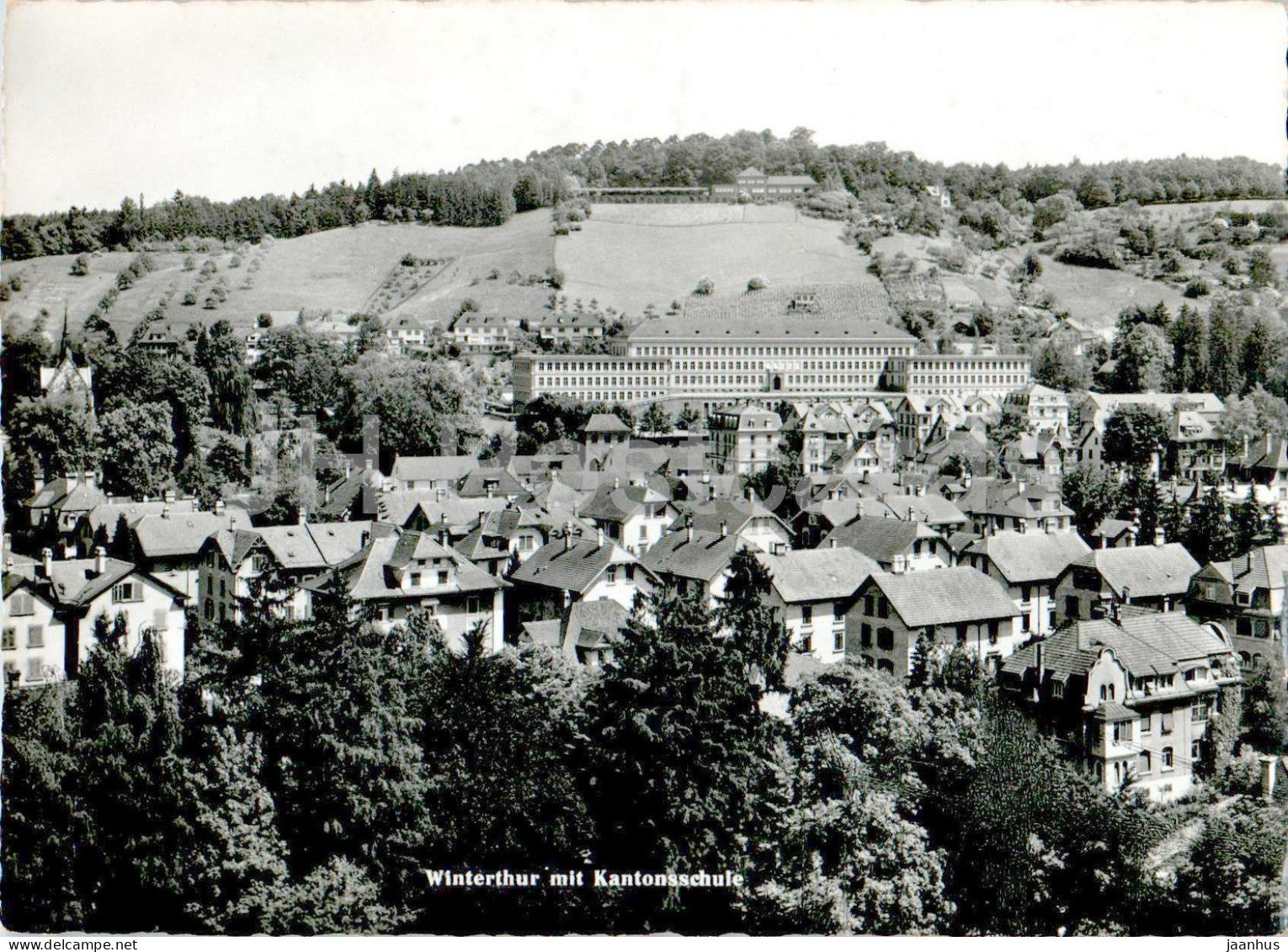 Winterthur mit Kantonsschule - 10524 - 1961 - Switzerland - used - JH Postcards