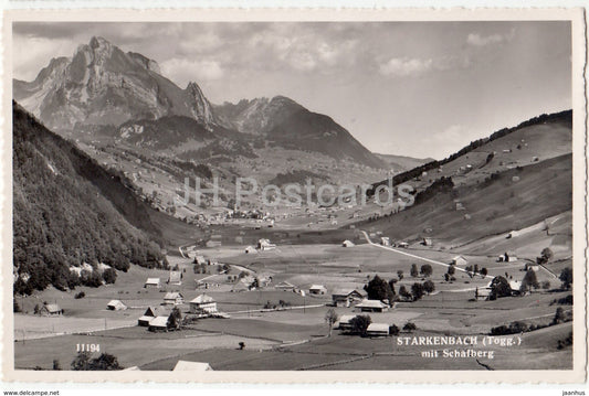 Starkenbach mit Schafberg - 11194 - Switzerland - 1947 - used - JH Postcards