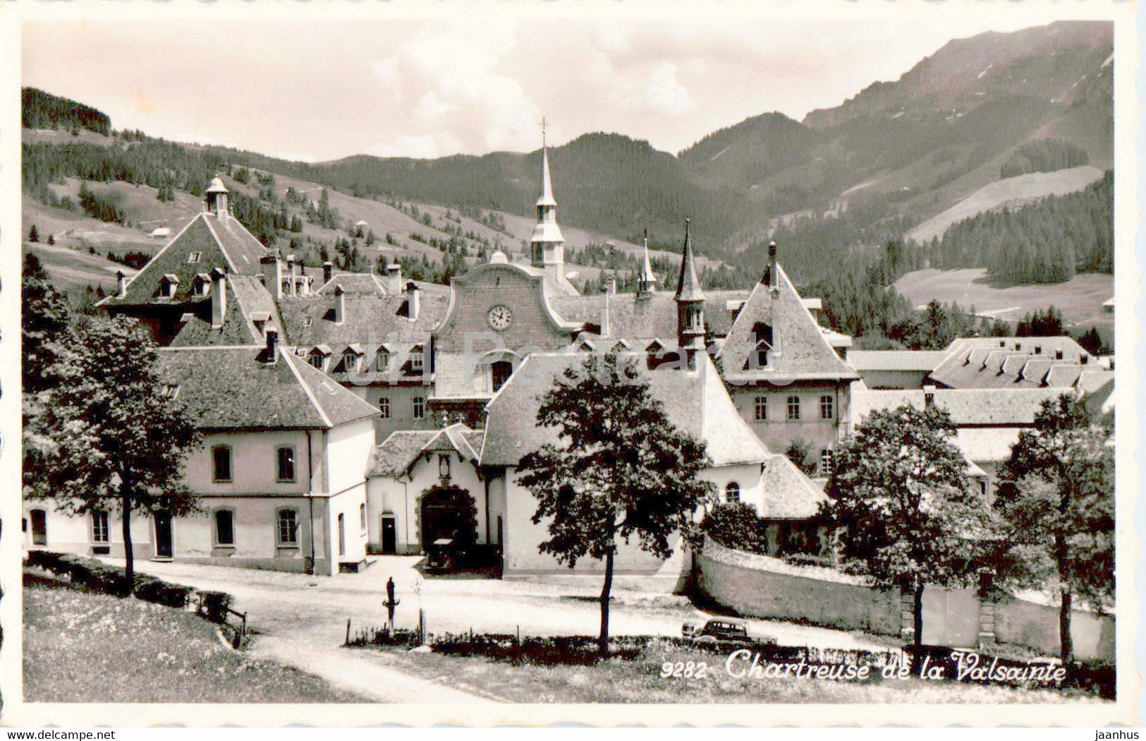 Chartreuse de la Valsainte - 9282 - old postcard - Switzerland - used - JH Postcards