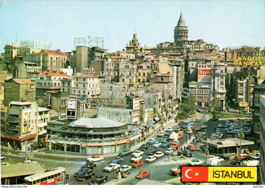 Istanbul - city streets - traffic - car - 34-67 - Yurt - Turkey - unused - JH Postcards