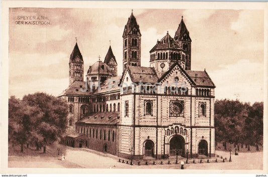 Speyer a Rh - Der Kaiserdom - cathedral - old postcard - Germany - unused - JH Postcards