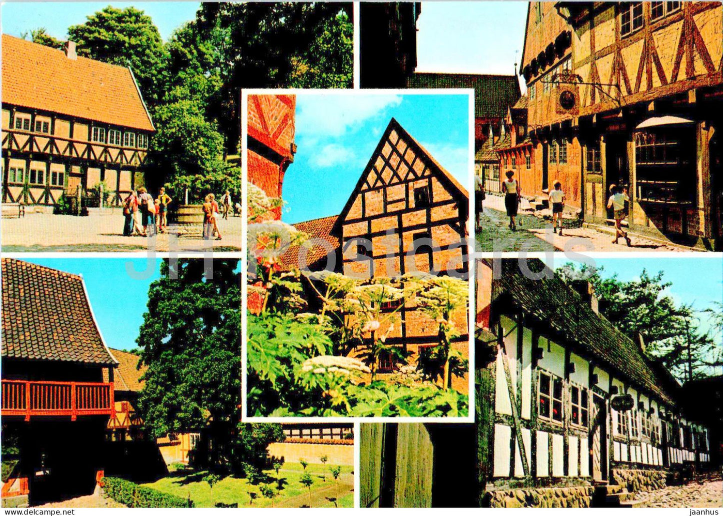 Arhus - Aarhus - Kobstadmuseet Den Gamle By - The urban museum The Old Town - multiview - 149 - Denmark - unused - JH Postcards