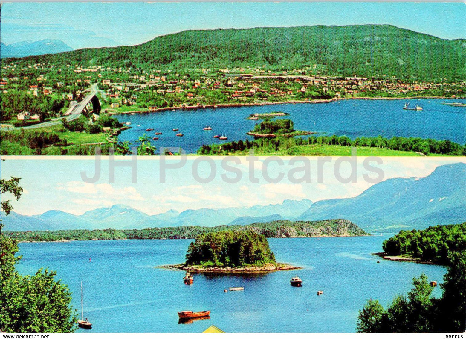 Vegsund - Alesund - Utskit fra Vegsund bru - 944 - Norway - used - JH Postcards