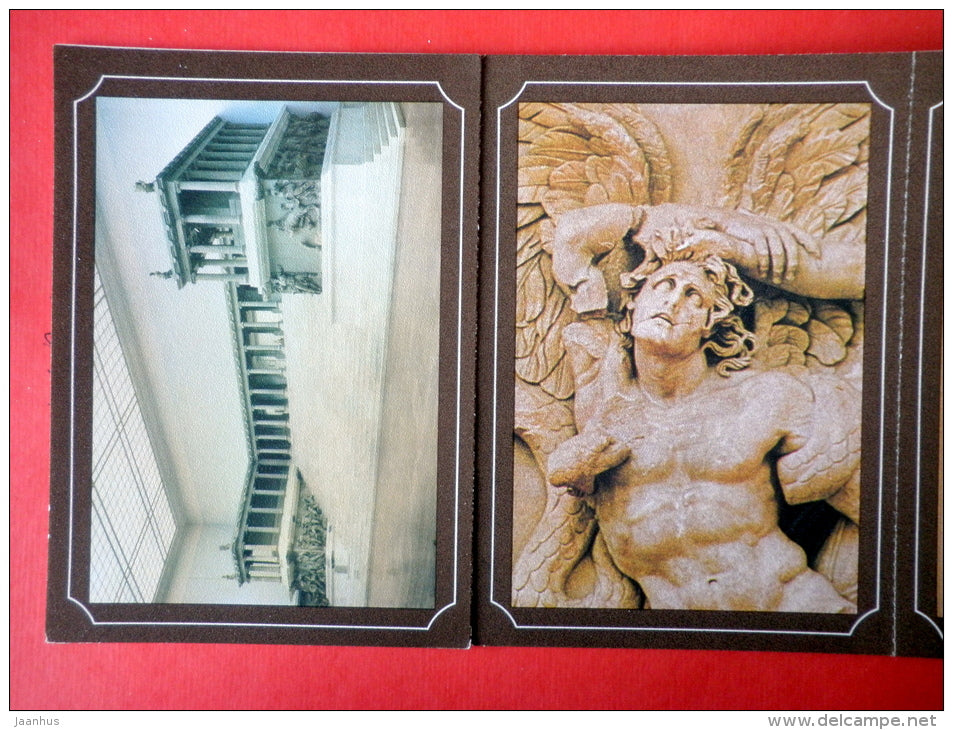 Der Grosse Altar von Pergamon - Pergamon Altar - set of 8 postcards - Germany DDR - unused - JH Postcards