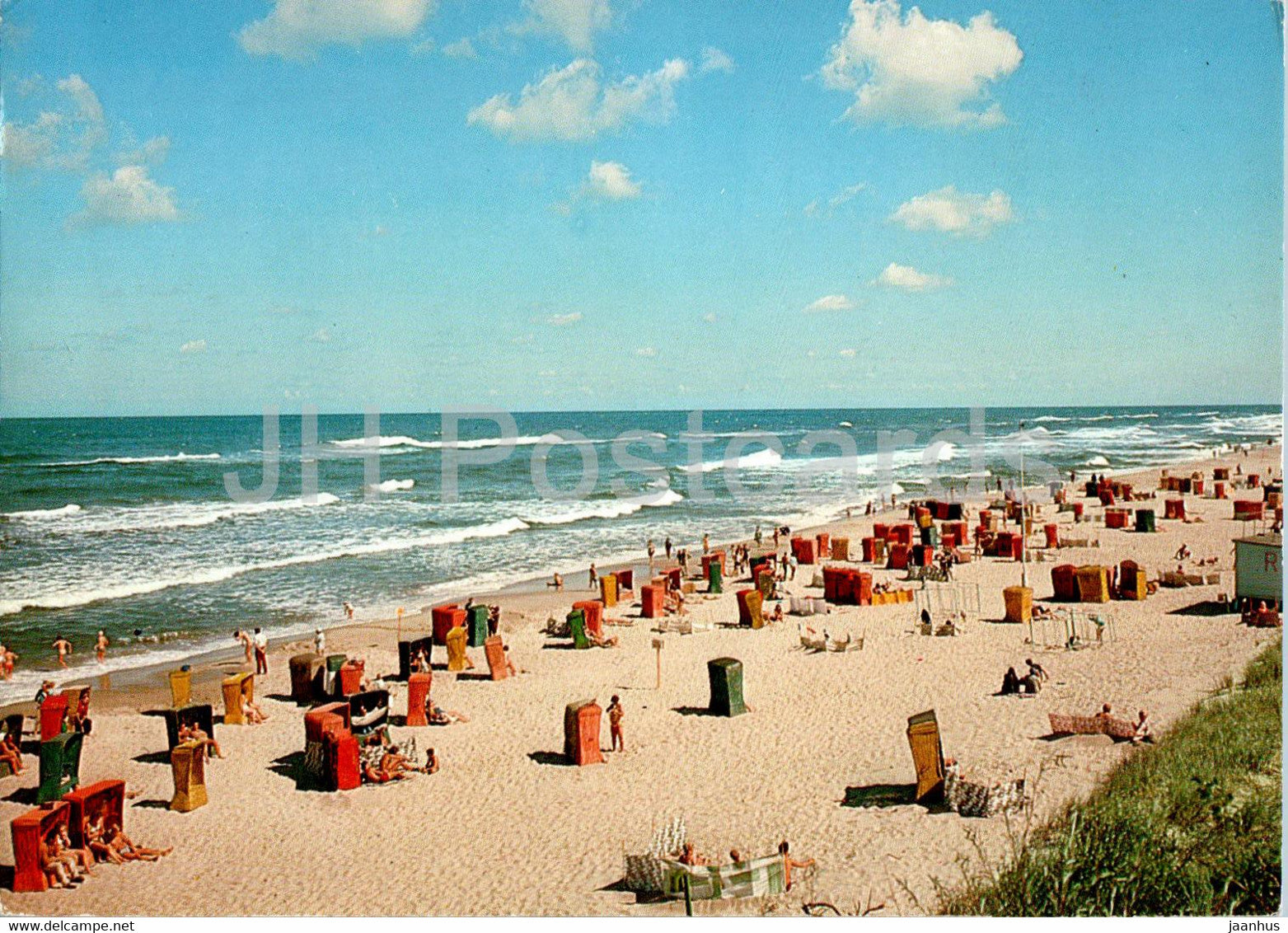 Wladyslawowo - beach - Poland - unused - JH Postcards