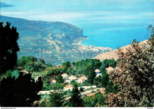 Monte Faito 1100 m - Villaggio di Monte Faito con il panorama di Vico Equense - 9937 - Italy - unused - JH Postcards