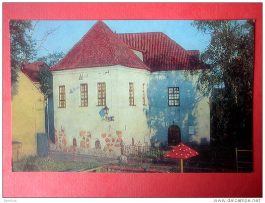 architectural monument on the Vodnaya street . Children Art School - Vyborg - Viipuri - 1984 - Russia USSR - unused - JH Postcards