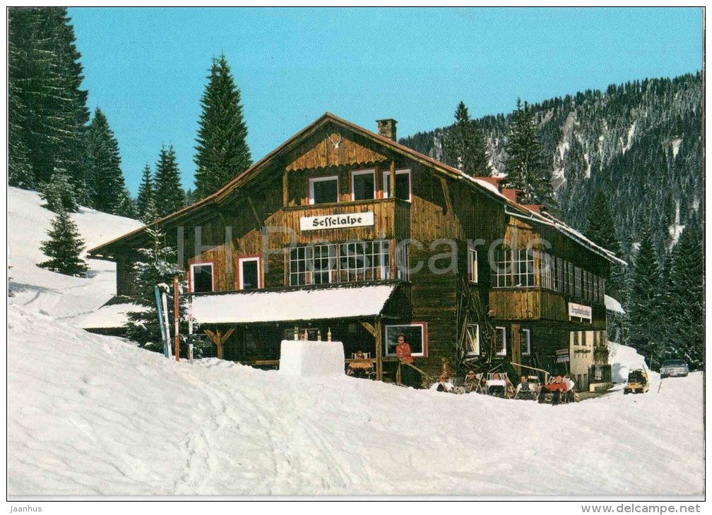 Alpengasthof Sesselalpe - Oberstdorf - 898 - Germany - 1985 gelaufen - JH Postcards