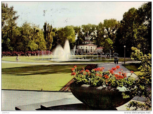 Ludwigshafen - Ebertpark - Germany - gelaufen - JH Postcards