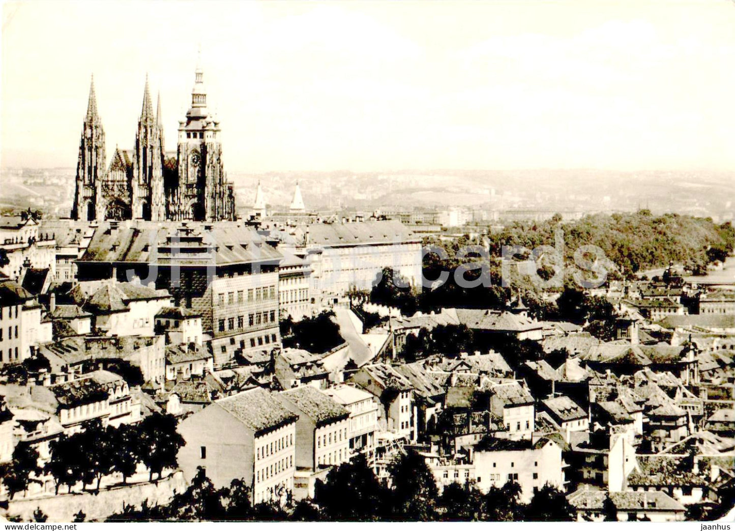 Praha - Prague - Hradcany - old postcard - 1959 - Czech Republic - Czechoslovakia - used - JH Postcards