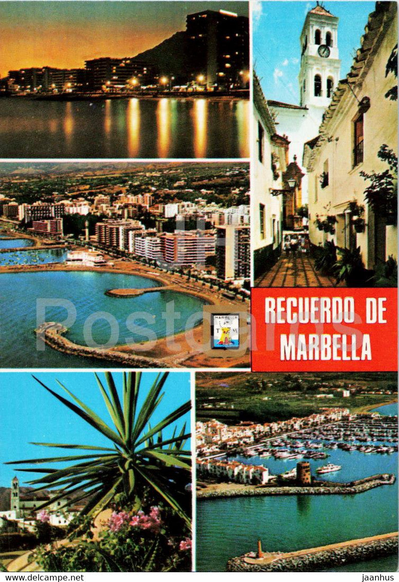 Recuerdo de Marbella - Diversos Aspectos - multiview - 104 - Spain - unused - JH Postcards