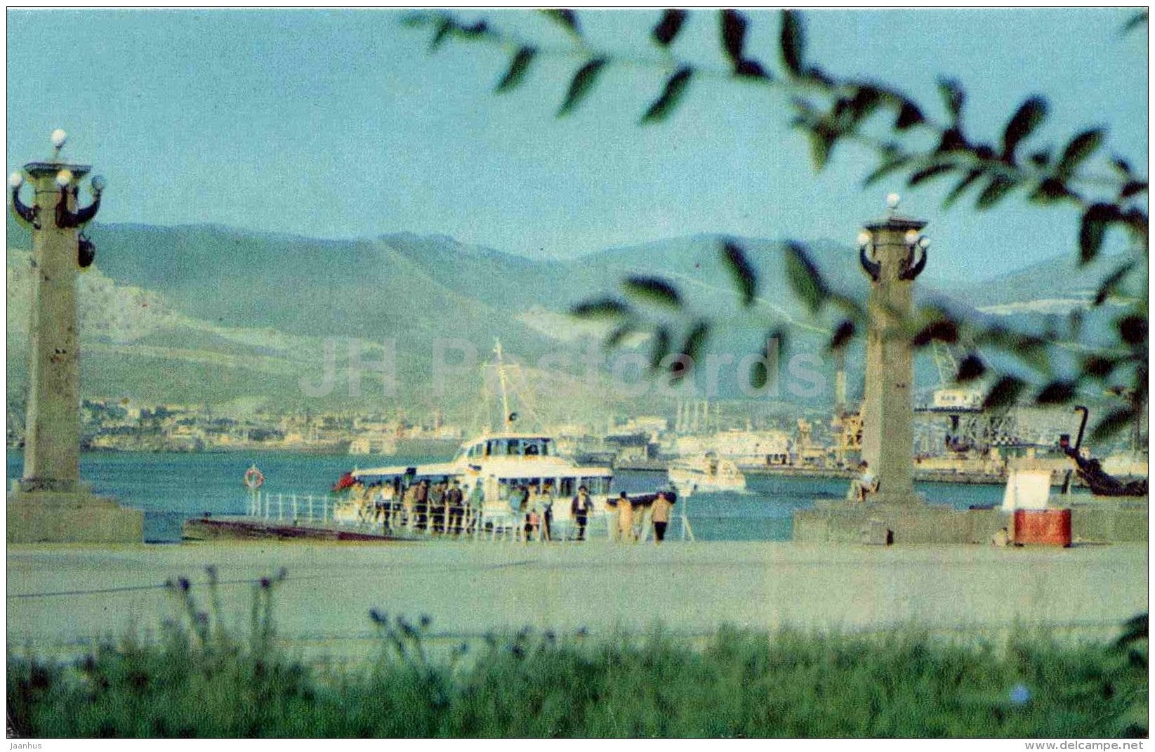 Boat Berth - Novorossiysk - 1971 - Russia USSR - unused - JH Postcards