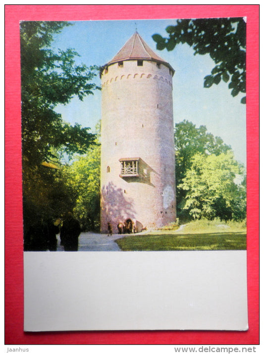 Turaida Castle Tower - Sigulda - Latvia USSR - unused - JH Postcards