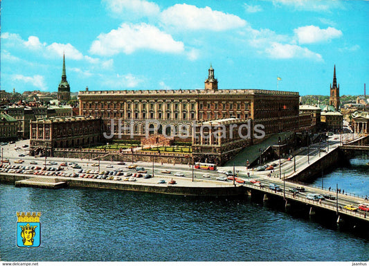 Stockholm - Royal Palace - Sweden - used - JH Postcards