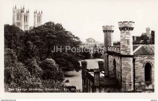 Lincoln - The Castle Grounds - 22 - 1970 - United Kingdom - England - used - JH Postcards