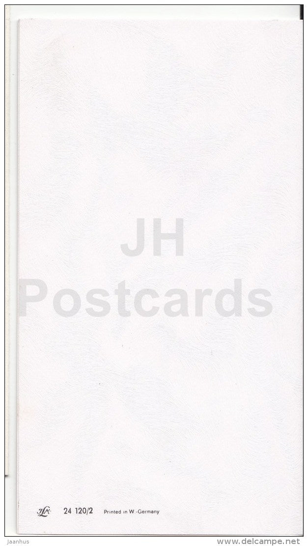 New Year greeting card - Viel Glück im Neuen Jahr - horseshoe - die - 1980s - Germany - used - JH Postcards