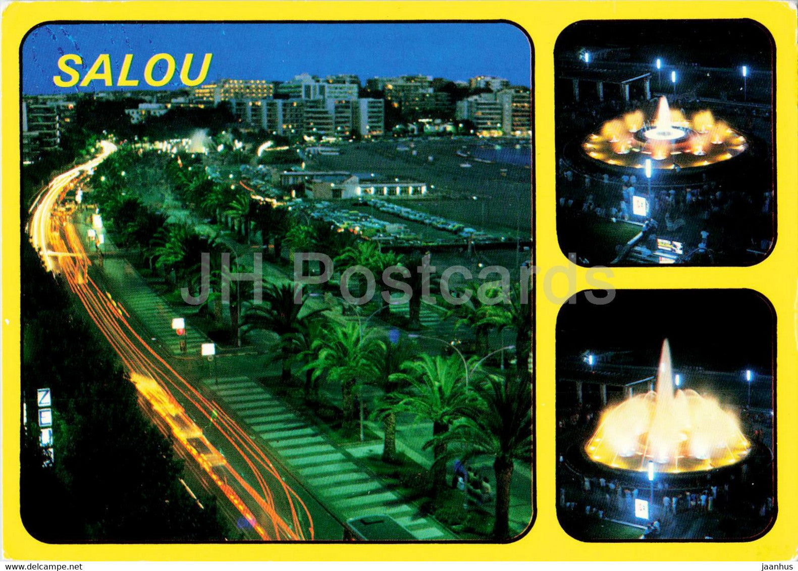 Salou - Varios Detalles de la localidad - multiview - Costa Dorada - Tarragona - 1992 - Spain - used - JH Postcards