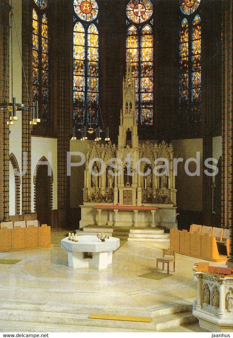 Gorlitz - Jakobuskirche - Altarraum - Bischofs- und Wallfahrtskirchen - church - 1987 - DDR Germany - unused - JH Postcards