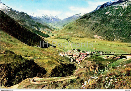 Andermatt gegen die Furka - 2 - Switzerland - unused - JH Postcards