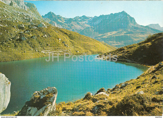 Partnunsee bei St Antonien gegen den Schollberg - 1969 - Switzerland - used - JH Postcards